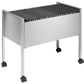 Durable Eco Hängemappenwagen/Hängeregistratur 80 A4, silber, aus kratzfestem Stahl, 655 x 592 x 368 mm, 309523