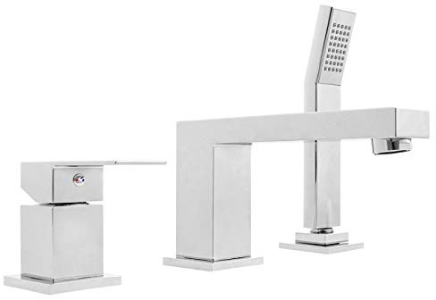 Welfenstein 3-Loch Wannenrandarmatur WRA-75 Armatur Badewanne Wannenrand