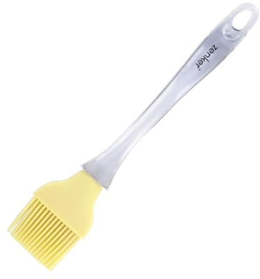 Zenker 43553 - Pincel de silicona, 24 cm, mango transparente