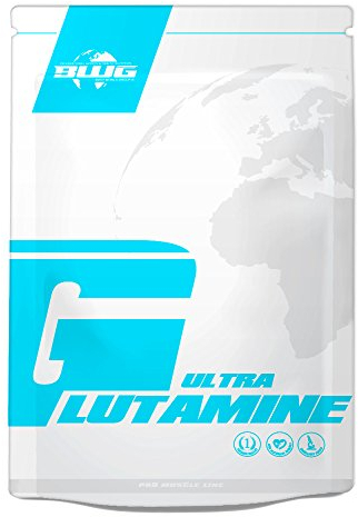 BWG 100% L-Glutamine Ultrapure Pulver, In Deutscher Premiumqualität Hochdosiert, Muskelaufbau, Für Kraftsport und Bodybuilding, Top Aminosäure (1 x 1000g Beutel)