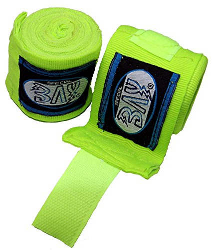 BAY®  NEON GRÜN Highlight Boxbandagen (3,5 Meter)