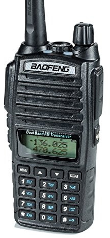 BaoFeng UV-82HP High Power Dual Band Radio: 136-174mhz (VHF) 400-520mhz (UHF) Two-Way Radio
