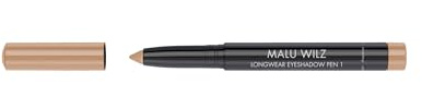 Malu Wilz Longwear Eyeshadow Pen Nr.1 Golden Sandy Beach - Wasserfester Lidschatten Stift mit schimmerndem Finish, Hochpigmentiert, cremig-zarte Textur