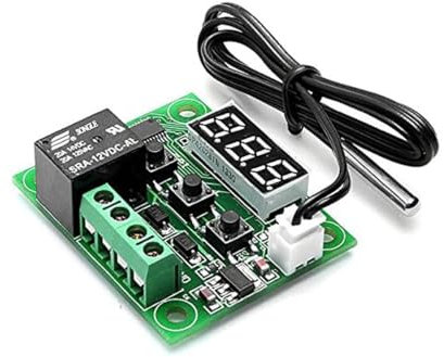 Interruttore con regolatore di temperatura DC 12 V, con termostato, sensore di temperatura 50 – 110 °C