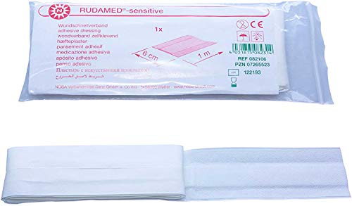 Rudamed sensitive 6 cm x 1 Meter Wundpflaster Pflaster mit Vliesstoffauflage