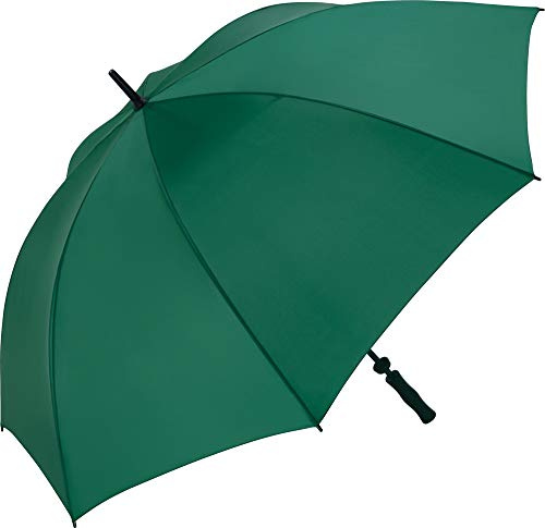 FARE Golf-Regenschirm Basic - XL 130 cm - Fiberglas - Golf-Sport Outdoor windsicher stabil (Grün)