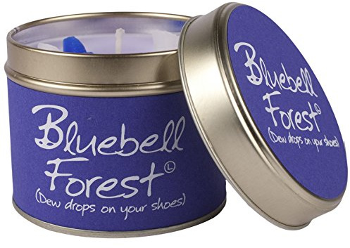 Lily- Flame Scented Candle in a Tin Bluebell Forest