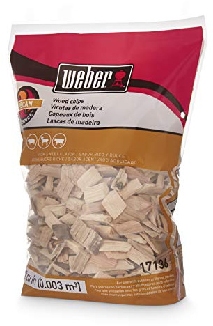Weber® Pecan Wood Smoking Chips, Outdoor Cooking Fuel, 2 lb
