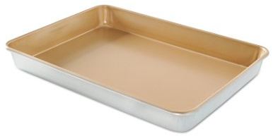 Nordic Ware Naturals Aluminum NonStick High-Side Sheet Cake Pan