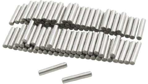sourcing map 100 Stück Zylinderstifte Edelstahl 2,8 mm x 15,8 mm Spannstifte Befestigen Elements
