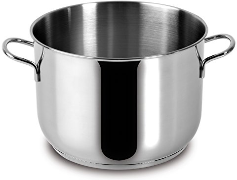 Lagostina Every Pentola Ø 18 cm in Acciaio Inox 18/10 con Fondo Lagoseal Plus, Esterno Satinato e Ampie Manicature, Adatta a Tutte le Fonti di Calore, Inclusa Induzione