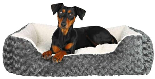 TRIXIE Kuschelbett Kaline 50 x 40 cm grau/Creme