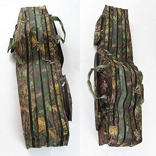 KANANA Borsa da Pesca Borsone per Canne da Pesca 130cm (Borsa130cmq7)
