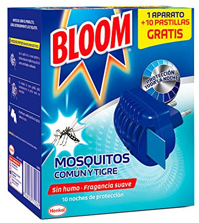 Bloom Eléctrico Pastillas contra mosquitos común y tigre
