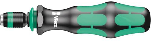 Wera 817 R Bits-Handhalter mit Rapidaptor Schnellwechselfutter, 1/4 Zoll x 133 mm, Wera 05051482001