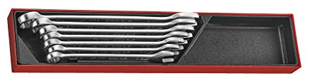 Tengtools TTX2640 7-teiliges Ringmaulschlüssel-Set, Zoll