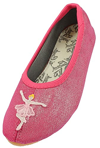 Beck - Ballerines rose 232, Chaussures gymnastique fille ,