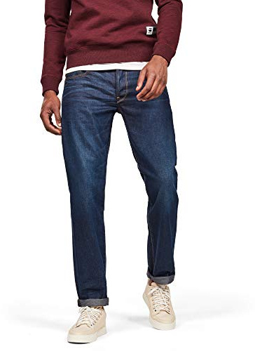 G-STAR herr Jeans 3301 Regular Straight Jeans, Dk Aged, 31W / 32L
