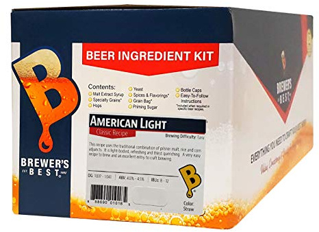 Brewers Best BIK-1018 American Light Homebrew Beer Ingredient Kit