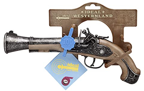 J.G. Schrödel 5031691 - Blunderbuss Pirat, 27 cm, 100 Schuss Spezialpistole, auf Tester