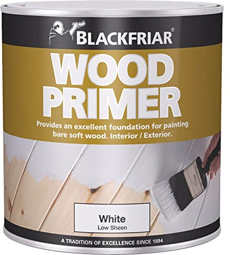 Blackfriar BKFWPW1L Wood Primer, 1 Litre, White