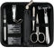 DREI SCHWERTER Germany Männerset 6-tlg. Maniküre Pediküre Reise Etui Set Nagelset Nagelnecessaire, Stahlinstrumente in Markenqualität,
