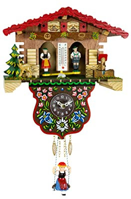 Trenkle Miniaturuhr Schwarzwald Haus Schweiz Wetterhaus