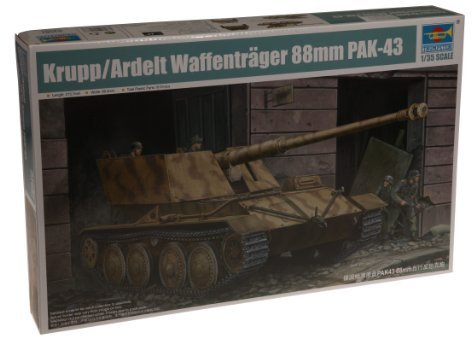 Trumpeter 01587 Modellbausatz Krupp/Ardelt Waffenträger 88mm PAK-43, Verschieden