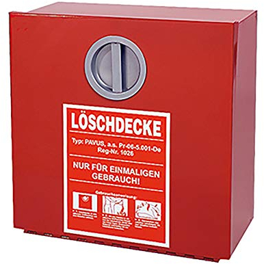 Söhngen Wandbehälter für Löschdecke EN leer Metall 300x300x125mm