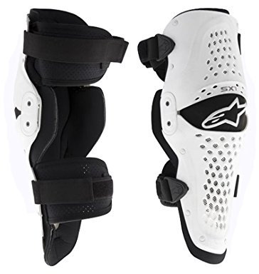 Alpinestars Rodillera SX-1 para hombre (blanco/negro, XXL)