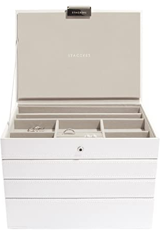 Stackers Weiß Klassisch Schmuckschatulle - 4