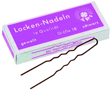 Ari Lockennadeln SCHWARZ Gewellt 45 Stück, 700 g