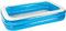 Speeron Schwimmbecken: Jumbo-Planschbecken, aufblasbarer Pool, 242 x 155 x 51 cm (Riesen Planschbecken, großes, Kinderpool aufblasbar)