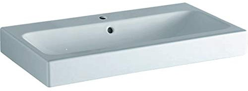 Keramag iCon Aufsatzwaschtisch mit Hahnloch 750 x 485 mm KeraTect