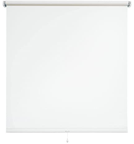 Springrollo Schnapprollo Rollo Weiß Breite 60-200 cm Länge 180 cm Blickdicht Blickschutz (100 x 180 cm)