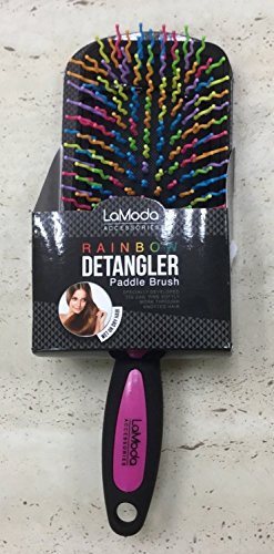 LA MODA RAINBOW PADDLE DETANGLE BRUSH