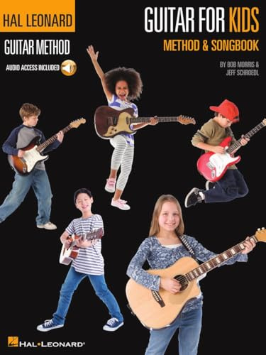 Guitar for Kids – Beginner Guitar Method and Songbook | Step-by-Step Lessons with Fun Songs | Easy-to-Follow Chords, Strumming, and Melodies | Includes Online Audio for Play-Along Practice