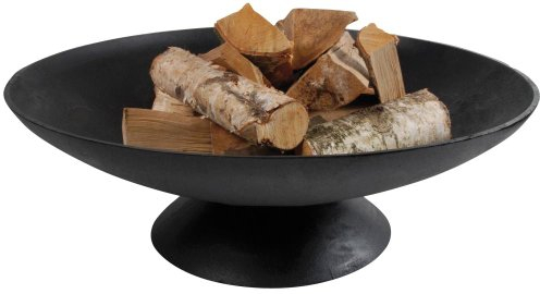 Esschert FF90 36 x 78 x 78cm XL Fire Bowl Cast-Iron - Black
