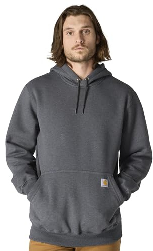 Carhartt Men's Paxton 1/4-Zip Sweatshirt, Carbon Heather, X-Large