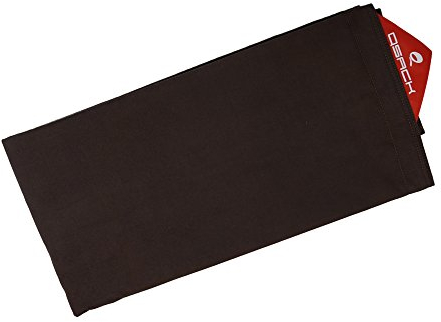 QSack Indy Funda para puf sin relleno, funda para puf interior, 140 x 180 cm (marrón oscuro)