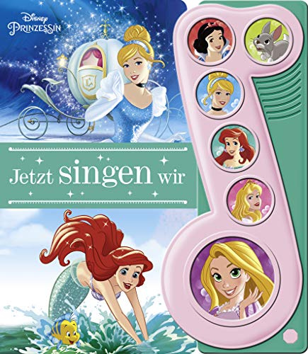 Disney Prinzessin - Jetzt singen wir - 6-Button-Liederbuch