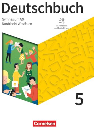 Deutschbuch Gymnasium - Nordrhein-Westfalen - Ausgabe 2019 - 5. Schuljahr: Schulbuch - Mit Hörtexten und Erklärfilmen