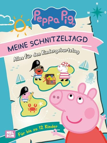 Peppa Wutz Mitmachbuch: Meine Schnitzeljagd: Alles für den Kindergeburtstag | Für bis zu 12 Kinder | Ab 3 Jahren