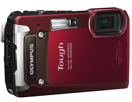 Olympus TG-820 12MP Shock/Water/Freeze-Proof Camera-Red (Old Model)