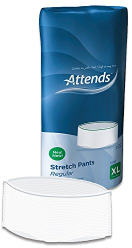 Attends Stretch Pants Regular, Größe XL, Fixierhose für Inkontinenzvorlagen, 15 St