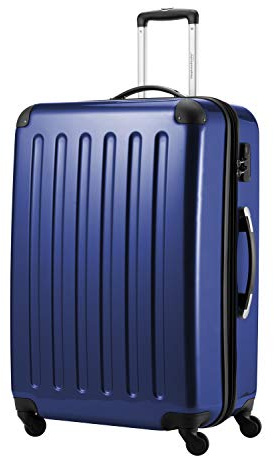 HAUPTSTADTKOFFER - Alex - Maleta Rígida Equipaje Grande, Trolley con 4 Ruedas multidireccional, 75 cm, 119 litros, Colore Blu scuro