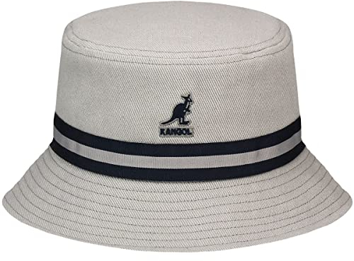 Kangol Herren Fischerhut Stripe Lahinch, Grau (Grey), M