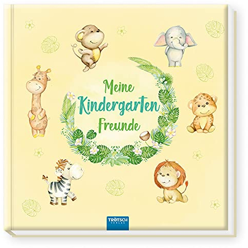 Trötsch Freundealbum Meine Kindergarten-Freunde Eintragealbum Dschungeltiere: Freundealbum Kindergarten-Feunde Erinnerungsalbum