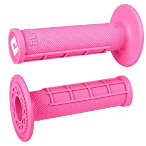 Odi H01RFG Motocross Half-Waffle Grips Pink