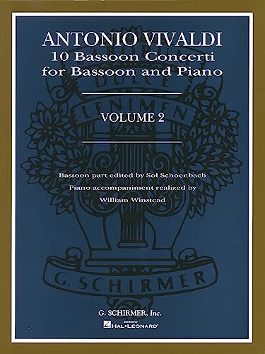 Antonio Vivaldi: 10 Bassoon Concerti for Bassoon and Piano, Volume 2